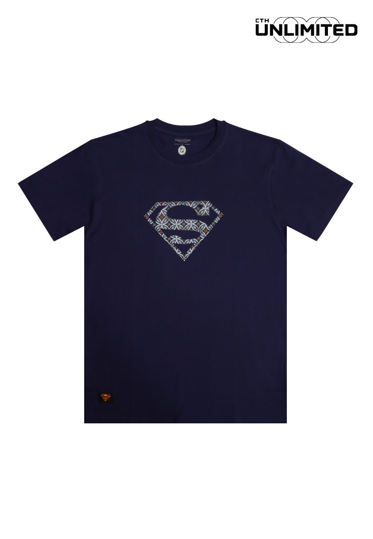 CTH unlimited DC Superman Regular Fit Siro Cotton Round Neck Short Sleeve T-Shirt - CU-91628