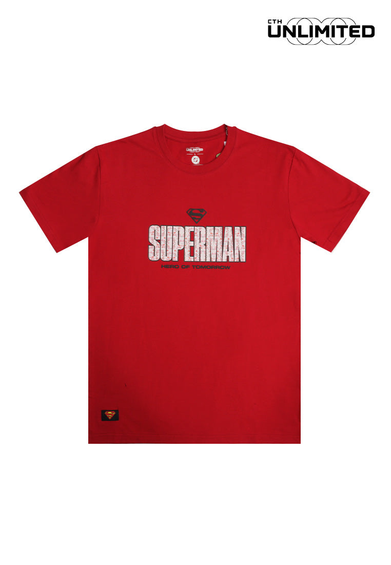 CTH unlimited DC Superman Regular Fit Siro Cotton Round Neck Short Sleeve T-Shirt - CU-91630