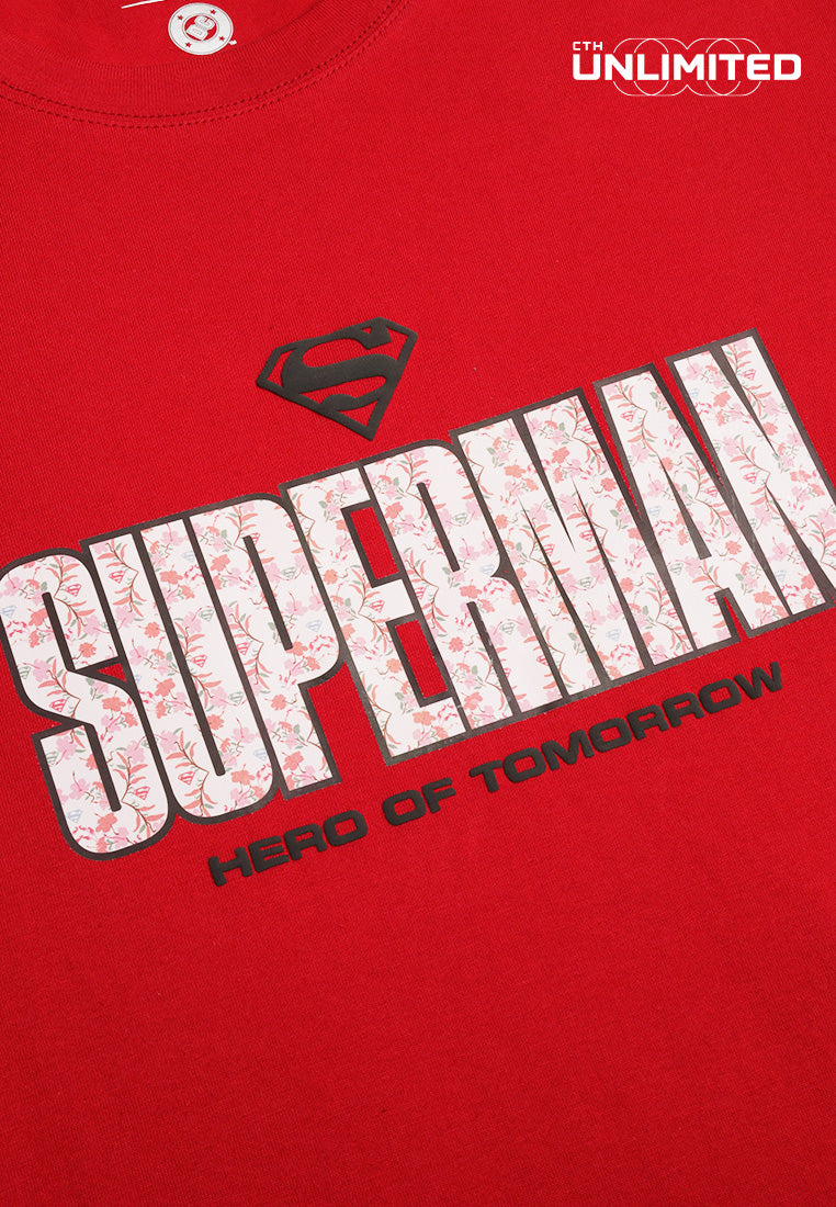 CTH unlimited DC Superman Regular Fit Siro Cotton Round Neck Short Sleeve T-Shirt - CU-91630