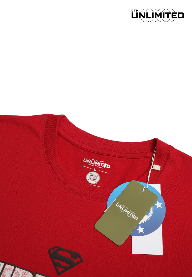 CTH unlimited DC Superman Regular Fit Siro Cotton Round Neck Short Sleeve T-Shirt - CU-91630