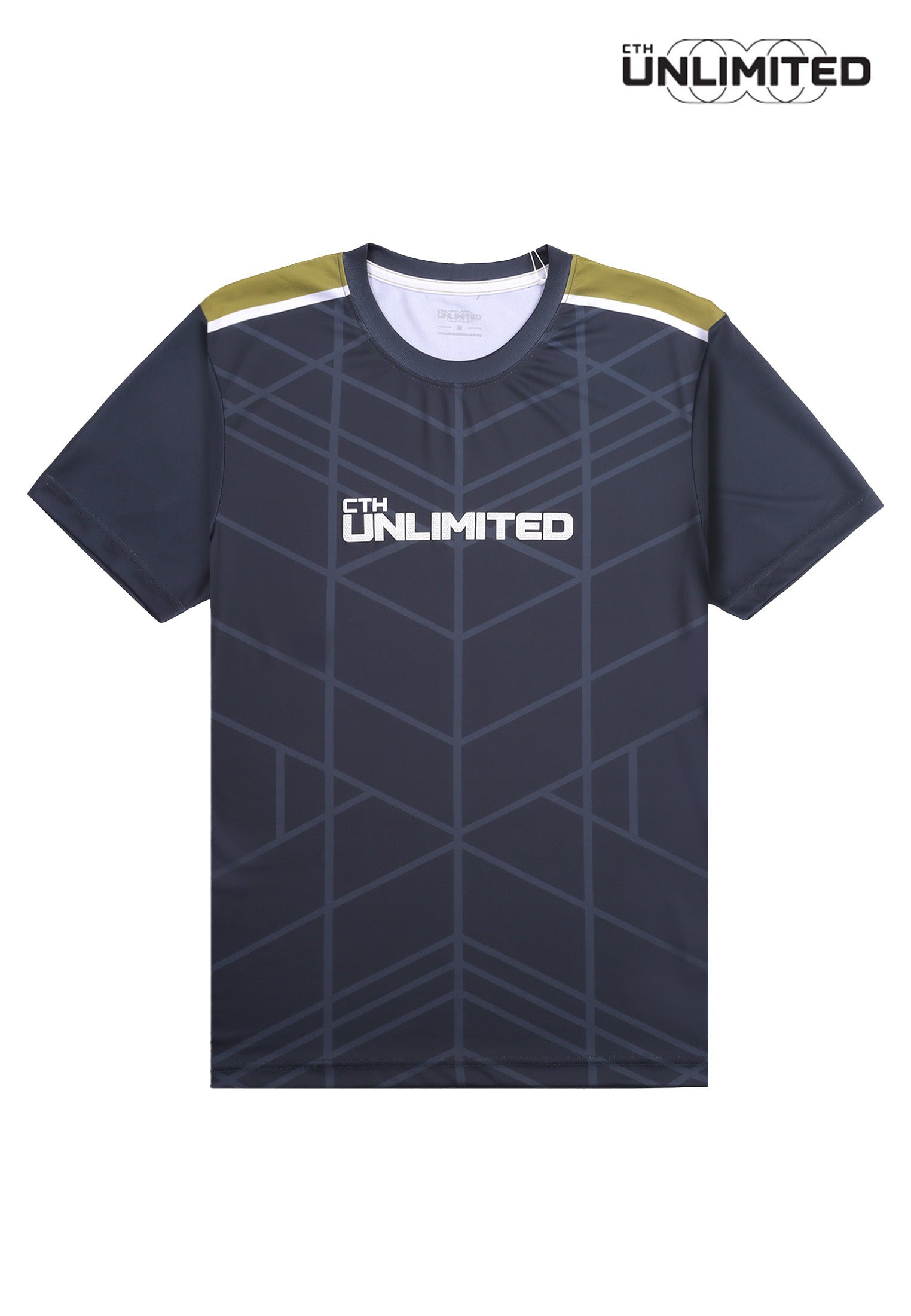 CTH unlimited Men Regular Fit Polyester Pindot Full Printed Short Sleeve Jersey Top - CU-91740
