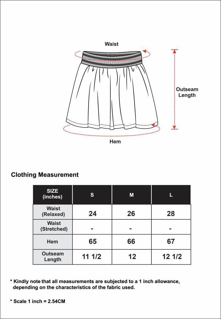 CTH unlimited Women Pickleball Slim Fit Nylon Spandex & Rayon Full Stretchable Waistband Skort - CUW-12006