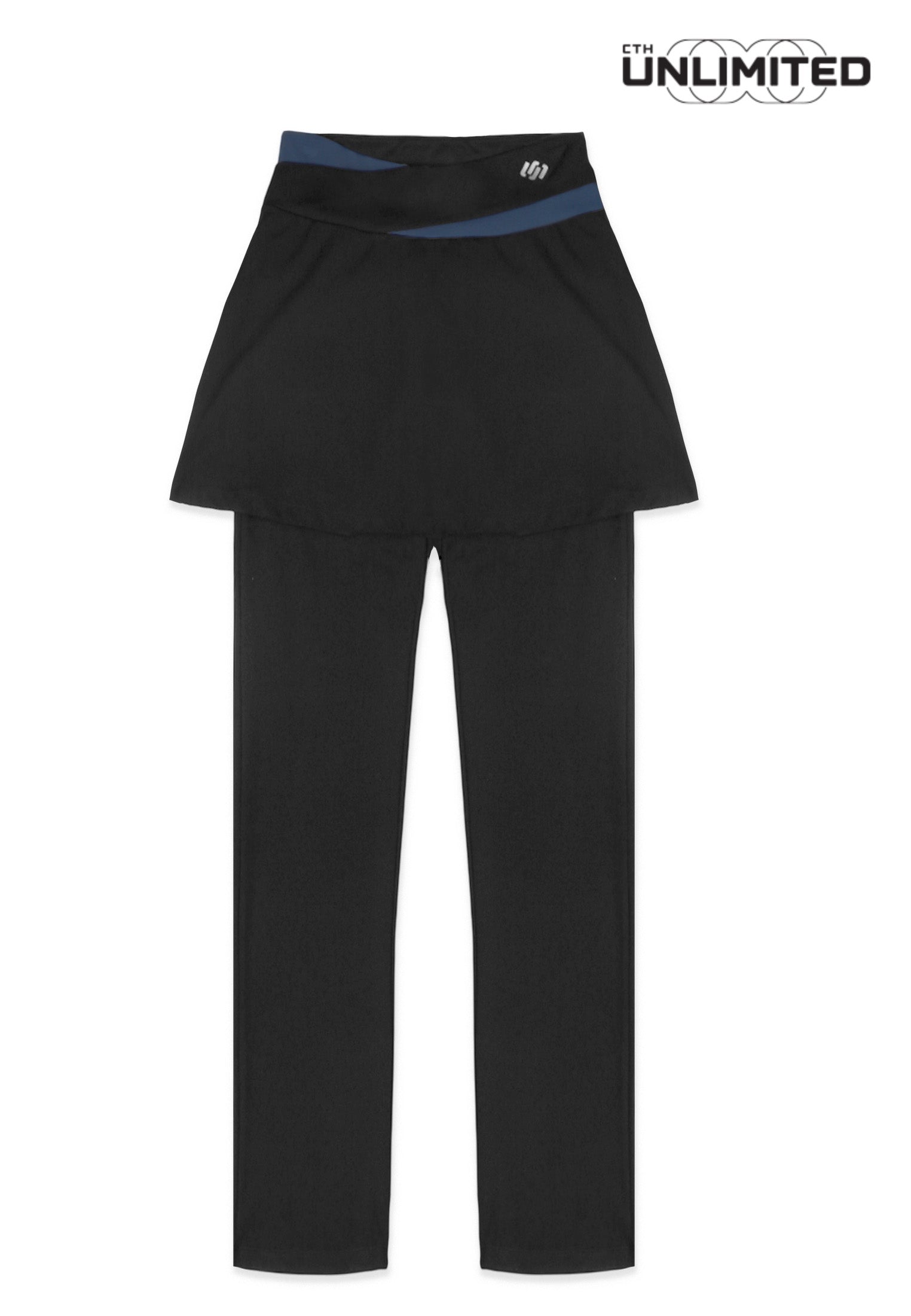 CTH unlimited Women Pickleball Regular Fit Poly Spandex 2 in 1 Leggings Skirt - CUW-5616