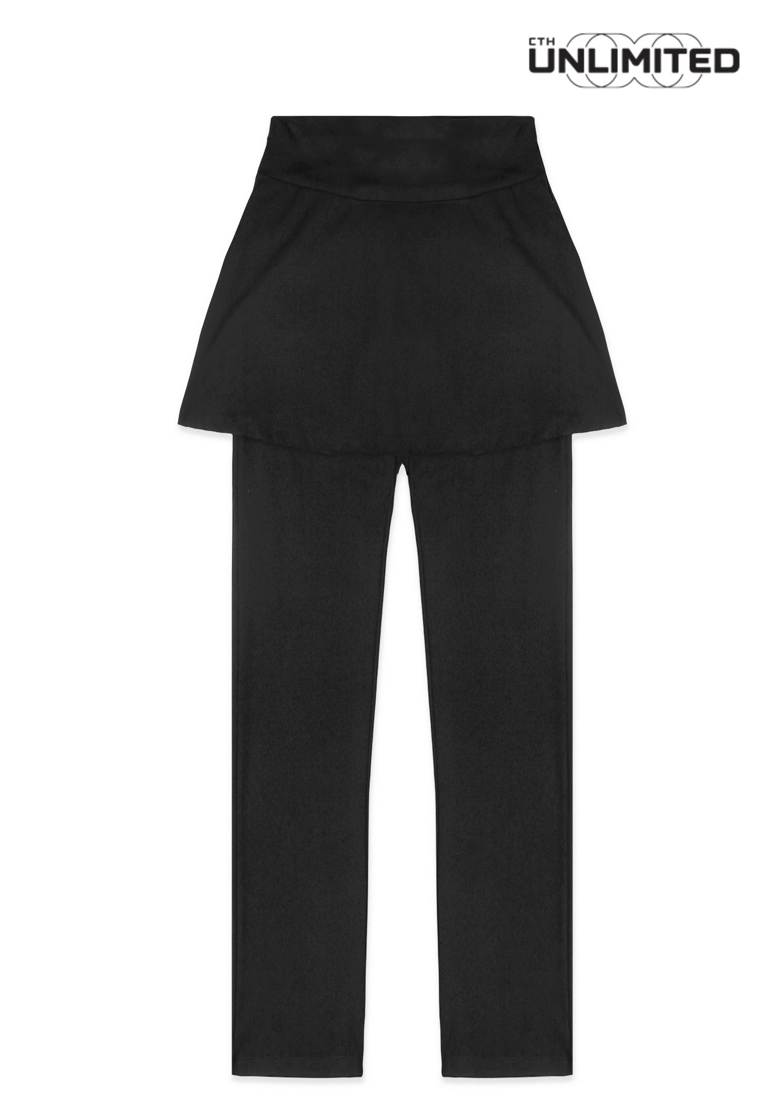 CTH unlimited Women Pickleball Regular Fit Poly Spandex 2 in 1 Leggings Skirt - CUW-5616