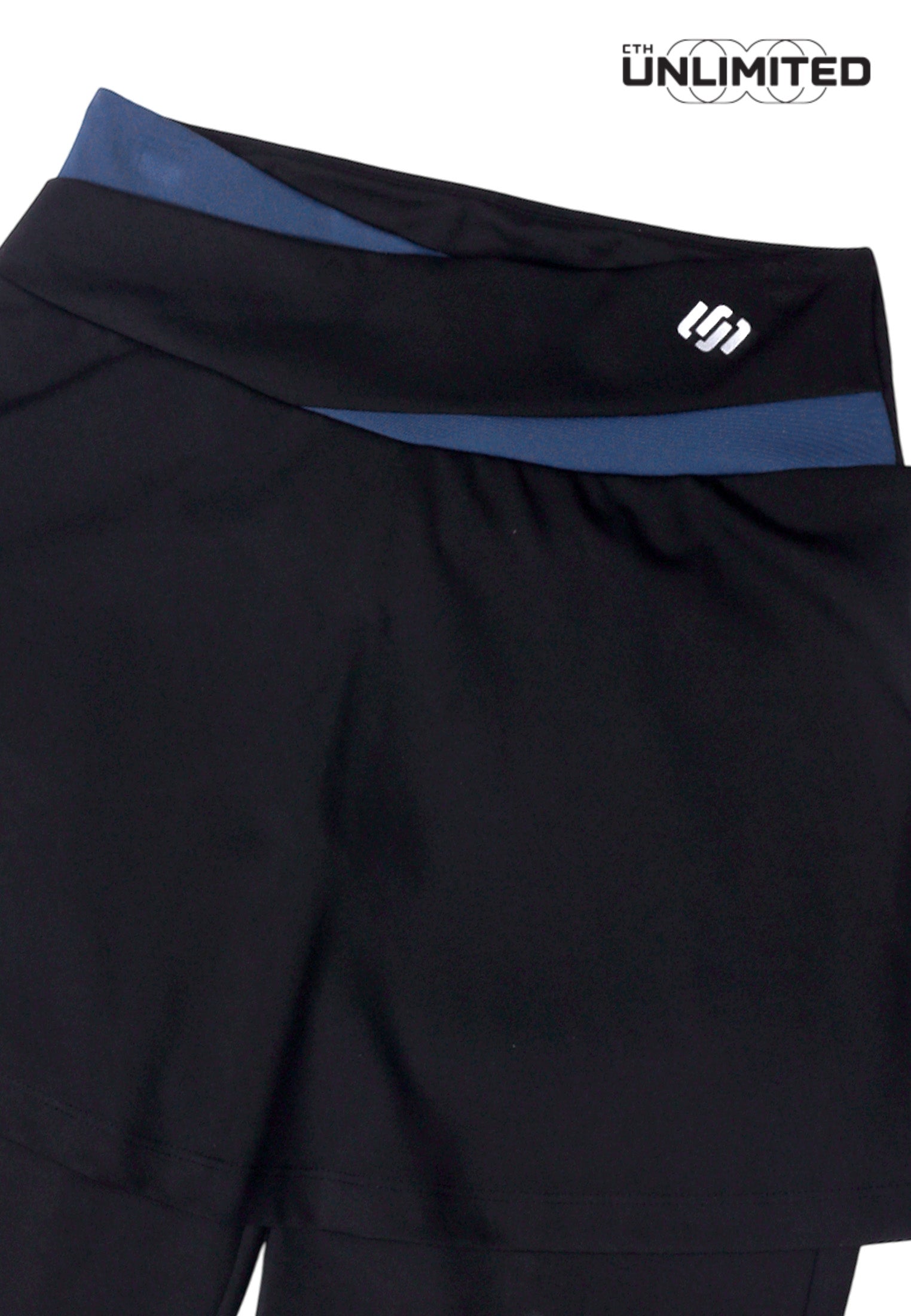 CTH unlimited Women Pickleball Regular Fit Poly Spandex 2 in 1 Leggings Skirt - CUW-5616