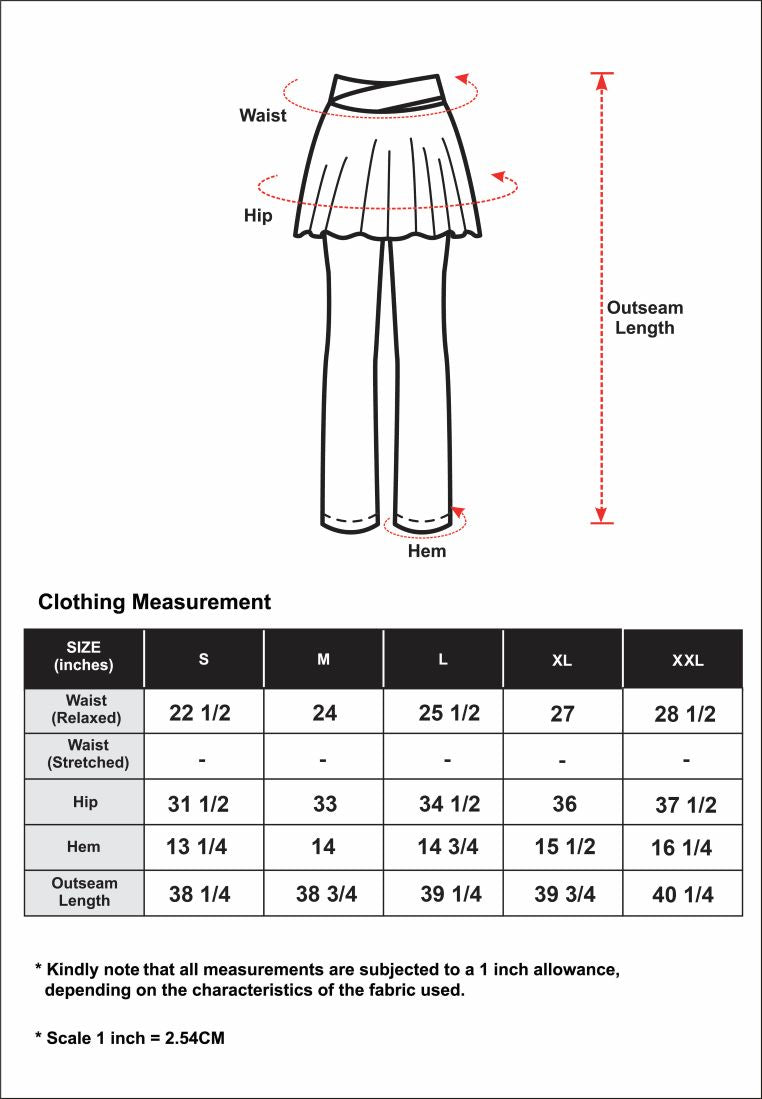 CTH unlimited Women Pickleball Regular Fit Poly Spandex 2 in 1 Leggings Skirt - CUW-5616