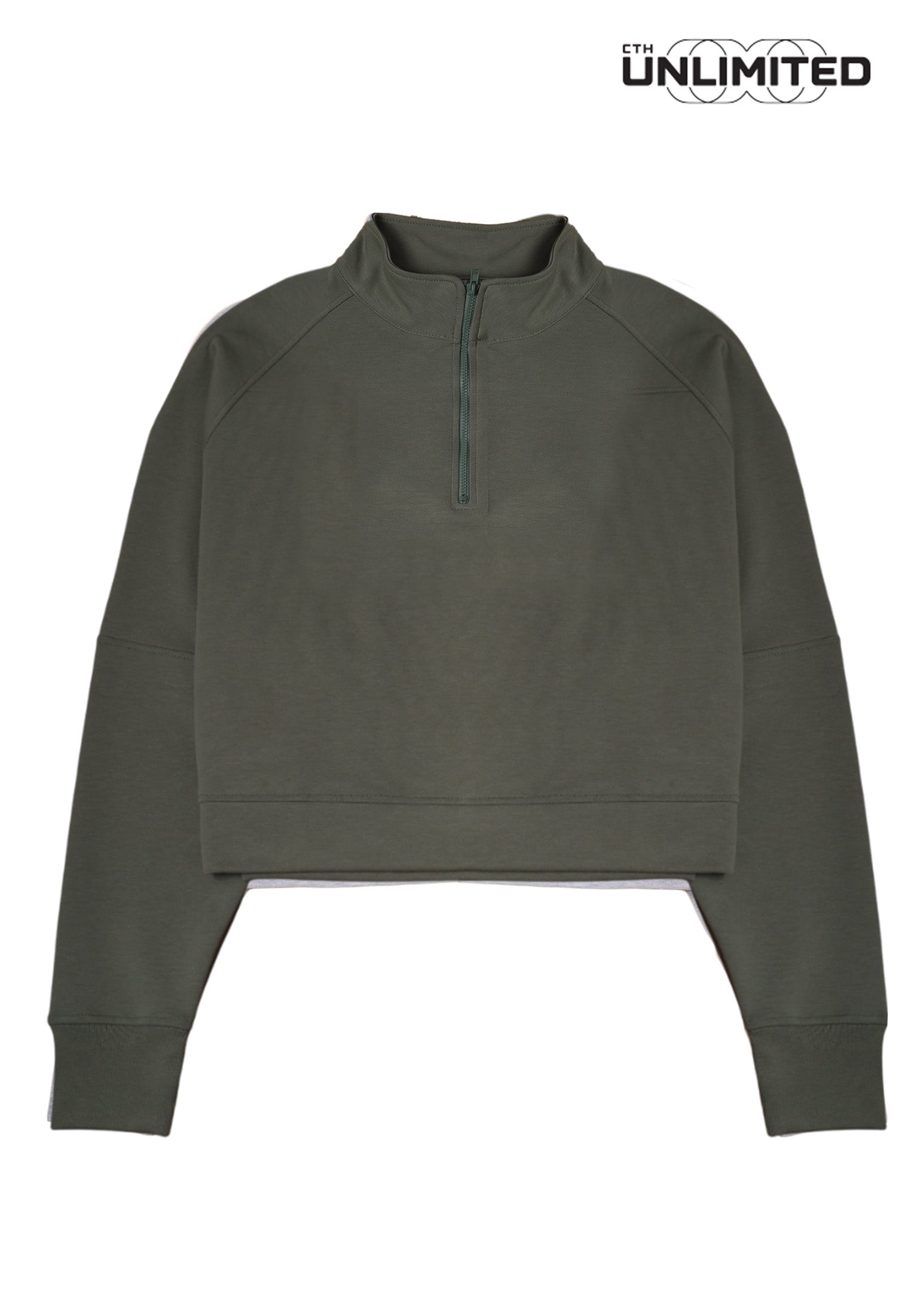 CTH unlimited Women Pickleball Regular Fit Poly Cotton Long Sleeve Turtle Neck Sweatshirt - CUW-6282