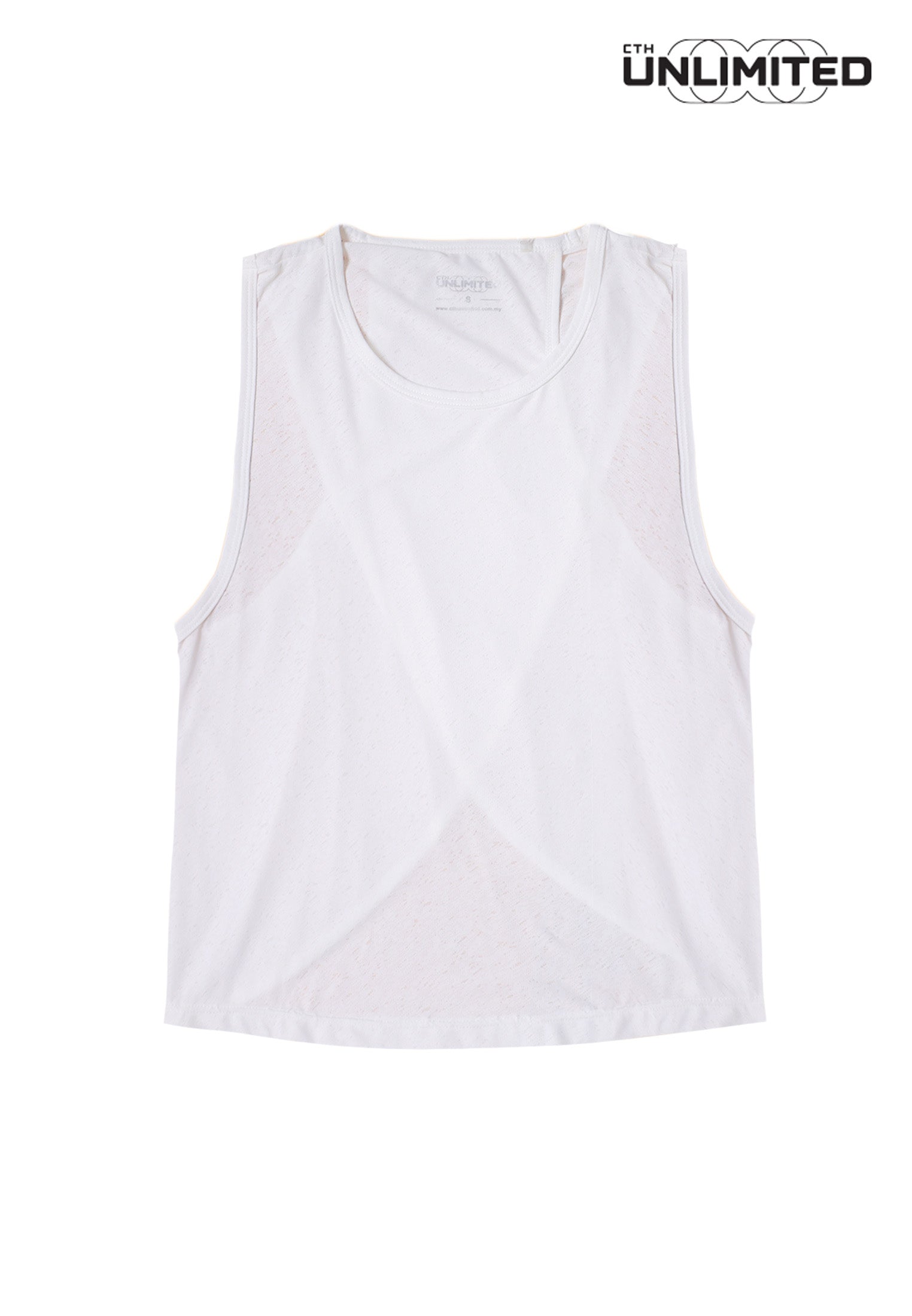 CTH unlimited Women Pickleball Regular Fit Nylon Spandex Sleeveless Round Neck T-Shirt - CUW-8092