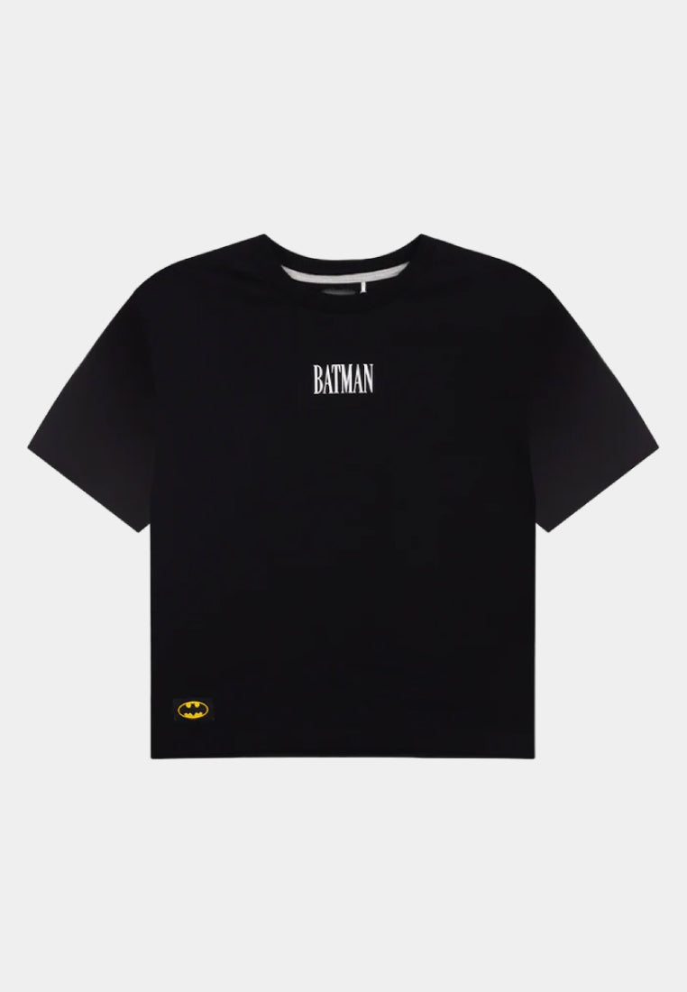 CTH unlimited Women DC Batman 85th Short Sleeve Crop Top - CUW-91320