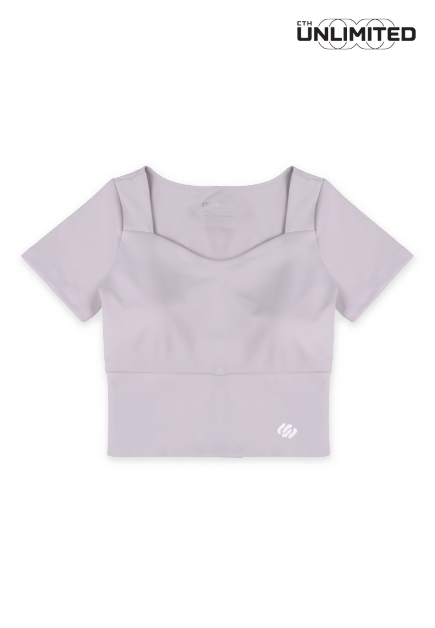 CTH unlimited Women Pickleball Polyester Spandex Short Sleeve Crop Top T-Shirt - CUW-91592