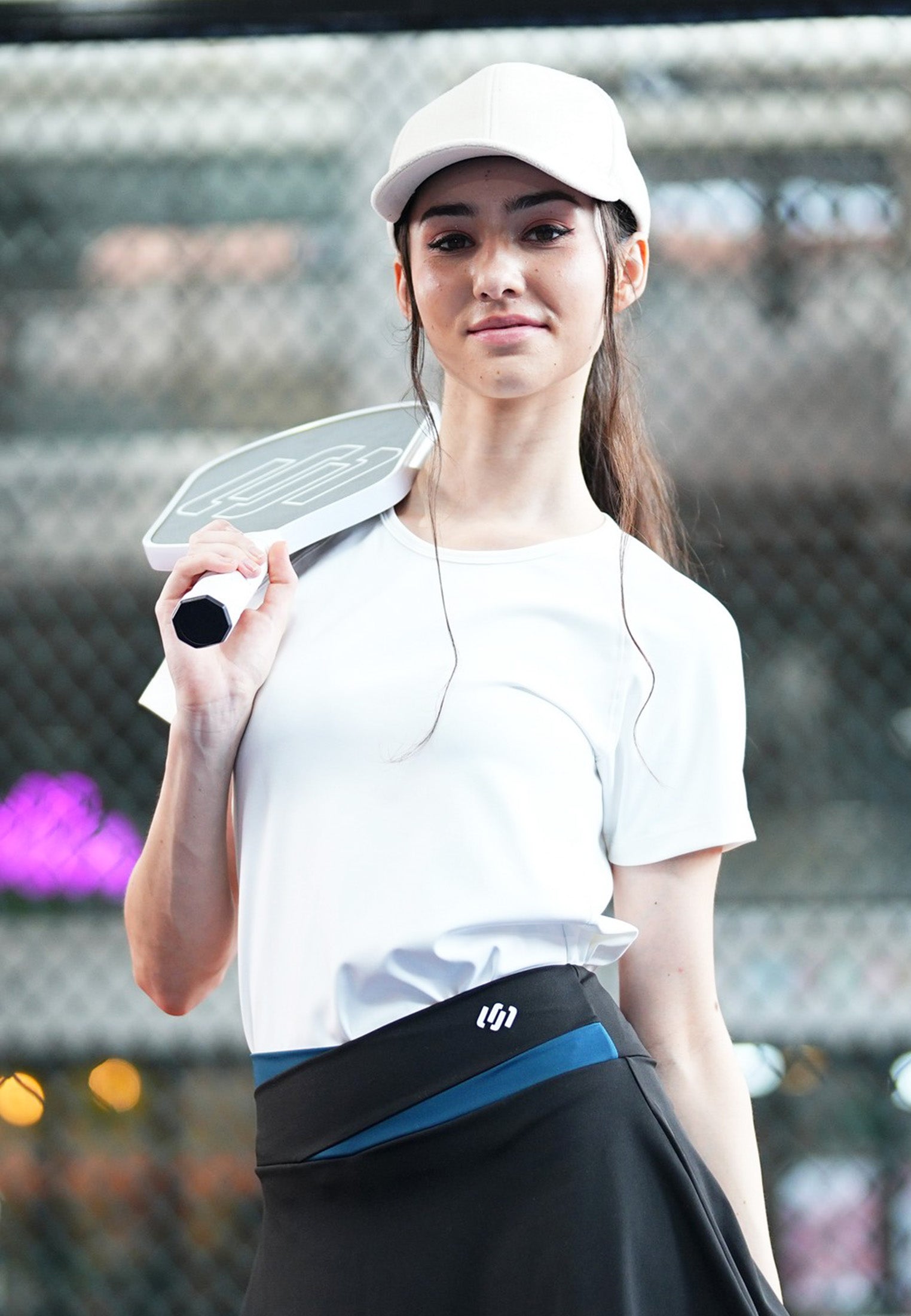 CTH unlimited Women Pickleball Regular Fit Poly Spandex Short Sleeve Round Neck T-Shirt - CUW-91596