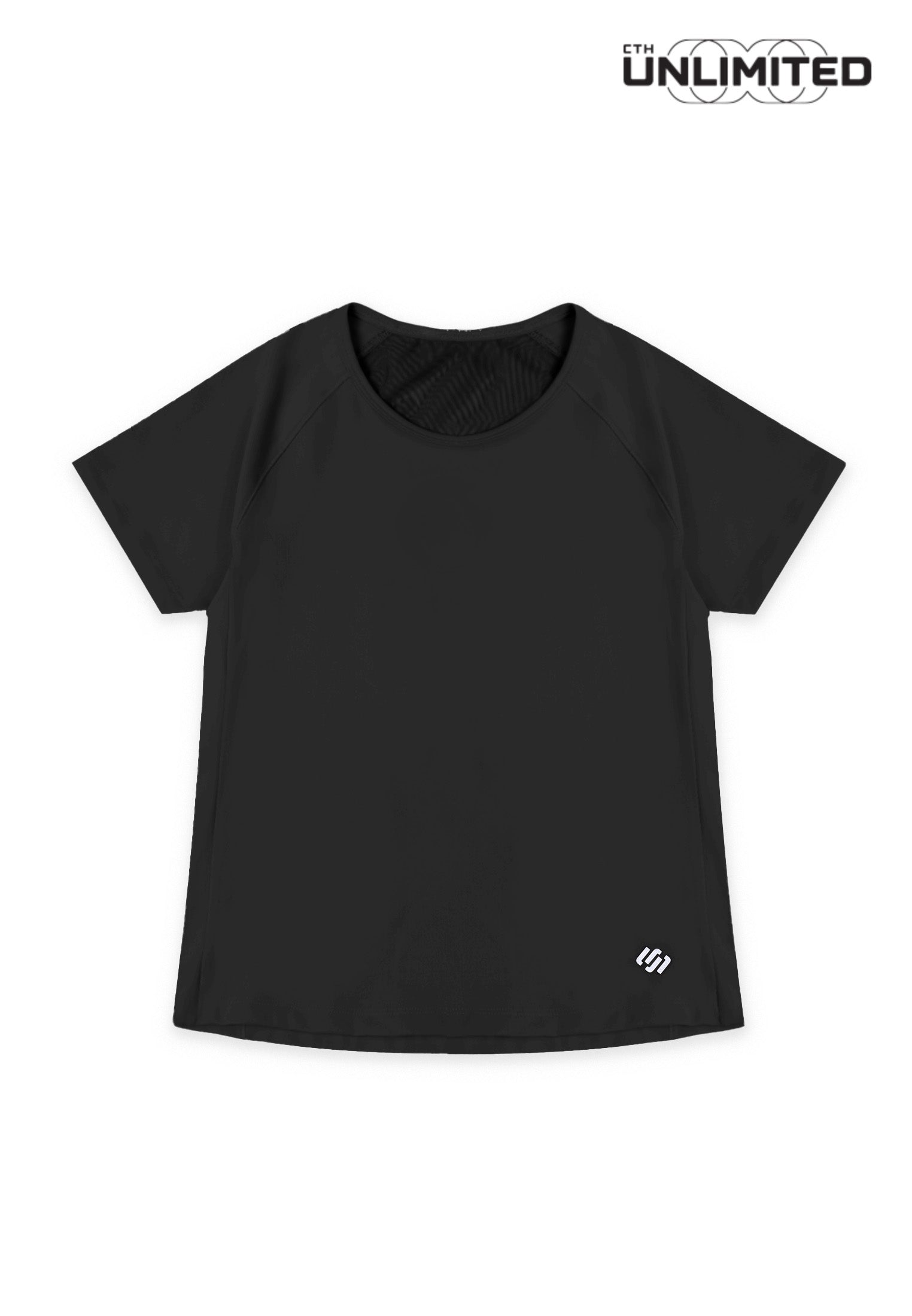 CTH unlimited Women Pickleball Regular Fit Poly Spandex Short Sleeve Round Neck T-Shirt - CUW-91596