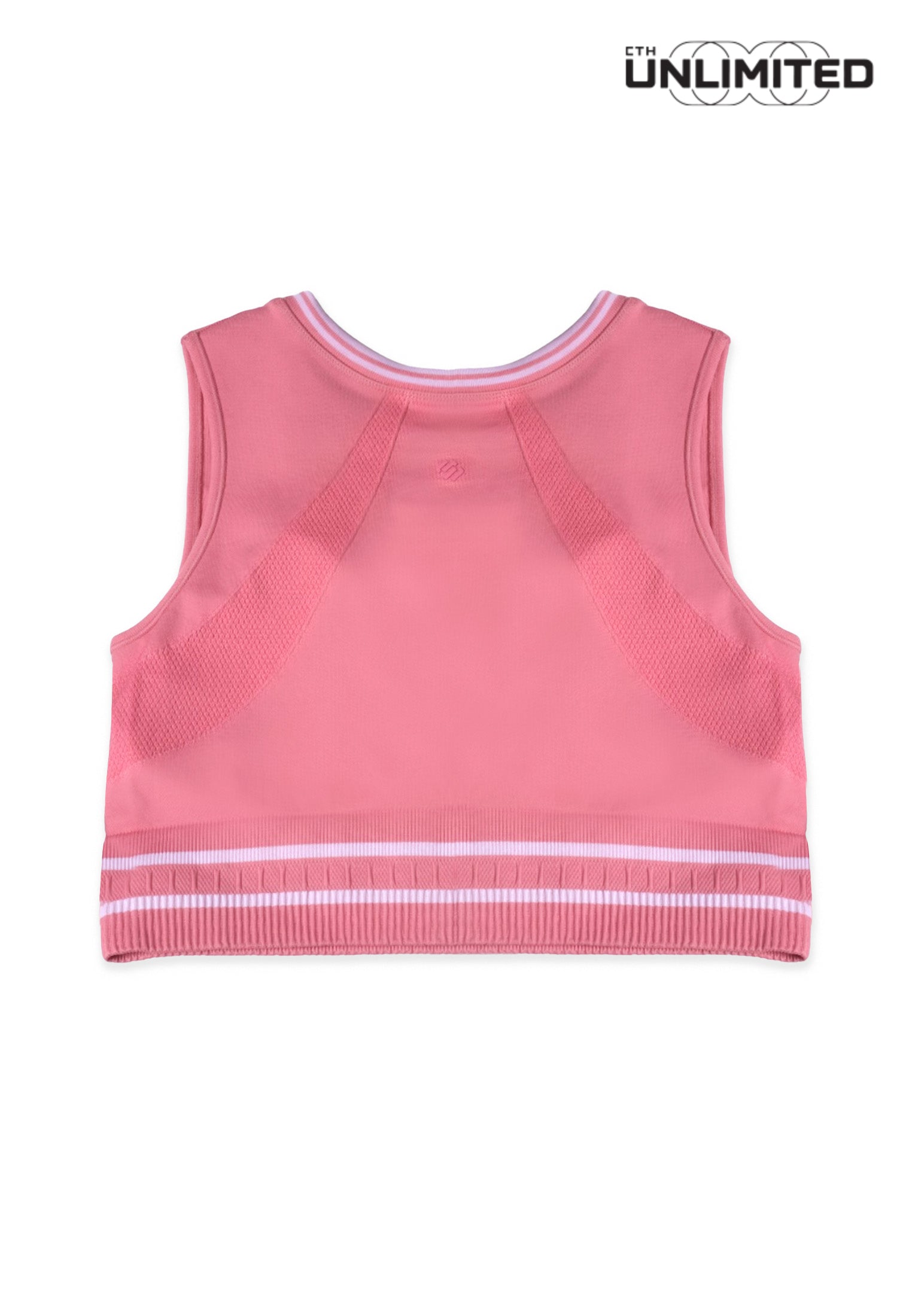 CTH unlimited Women Pickleball Slim Fit Nylon Spandex Sleeveless Crop Tank Top - CUW-8082