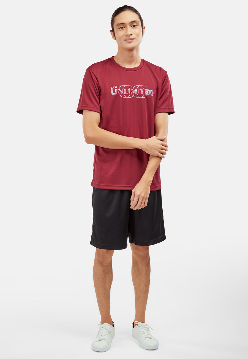 CTH unlimited Men Polyester RJ PK Track Shorts with Printing - CU-2850