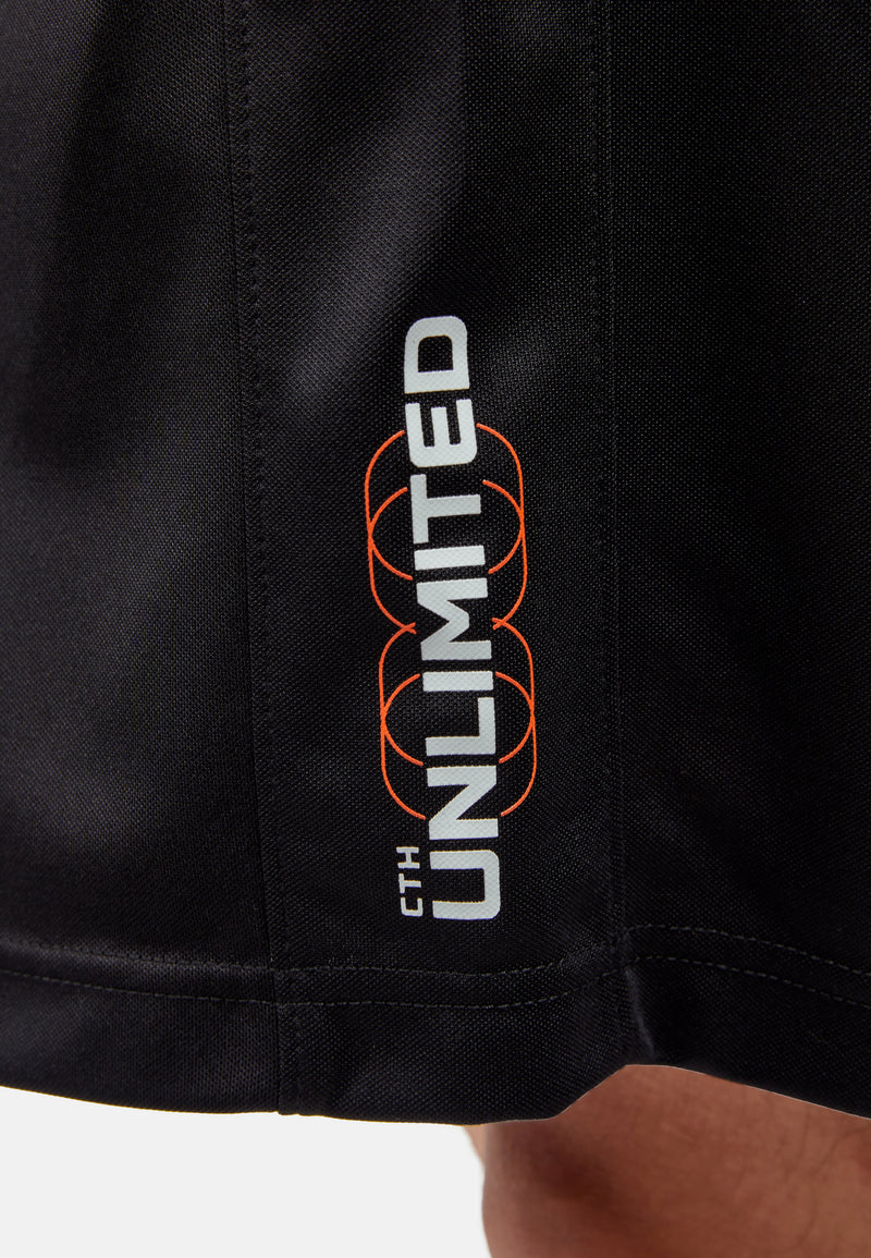 CTH unlimited Men Polyester RJ PK Track Shorts with Printing - CU-2850