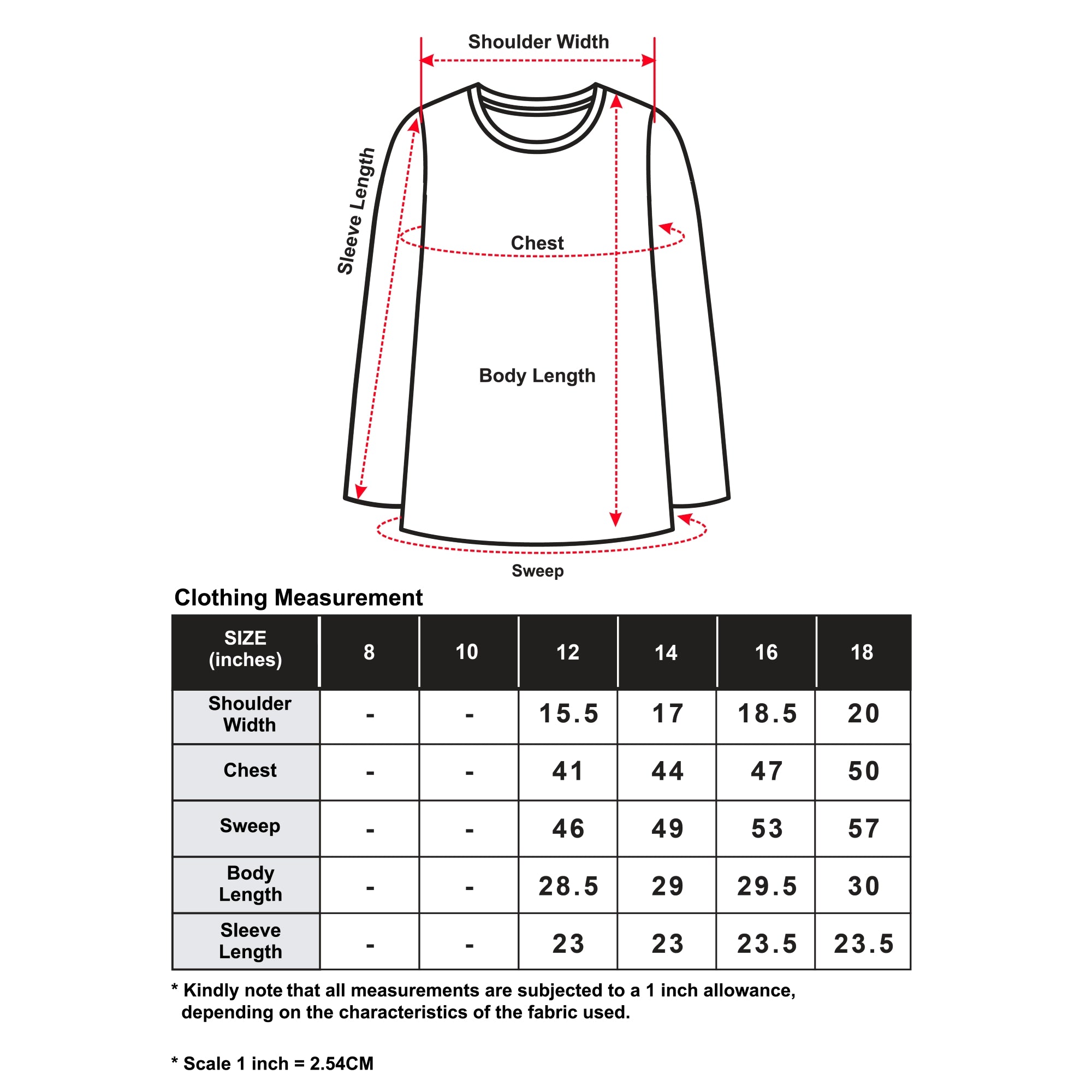 Arissa Regular Fit Double Layer Knit Long Sleeve Cut And Sew Tunic Top - ARS-61026