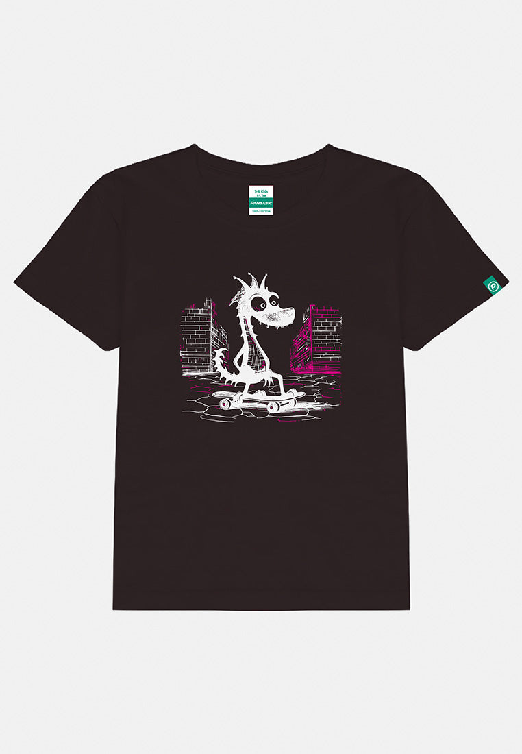 Panbasic Kids Babu Dragon Unisex Short Sleeves Roundneck Tee - PBK-93320