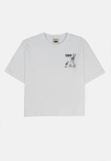 CHEETAH Women WB100 Graphic Print Regular Fit Short Sleeves Crop T-Shirt - CL-95780