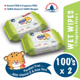 Baby Cheetah Wet Wipes (Value Pack)