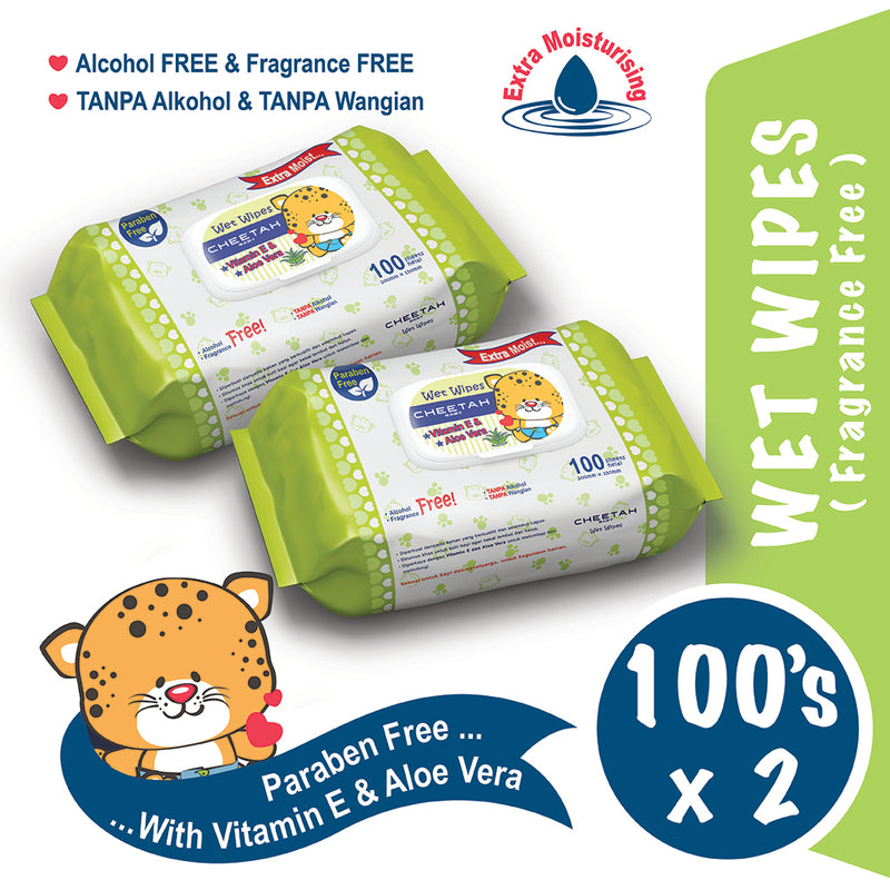 Baby Cheetah Wet Wipes (Value Pack)