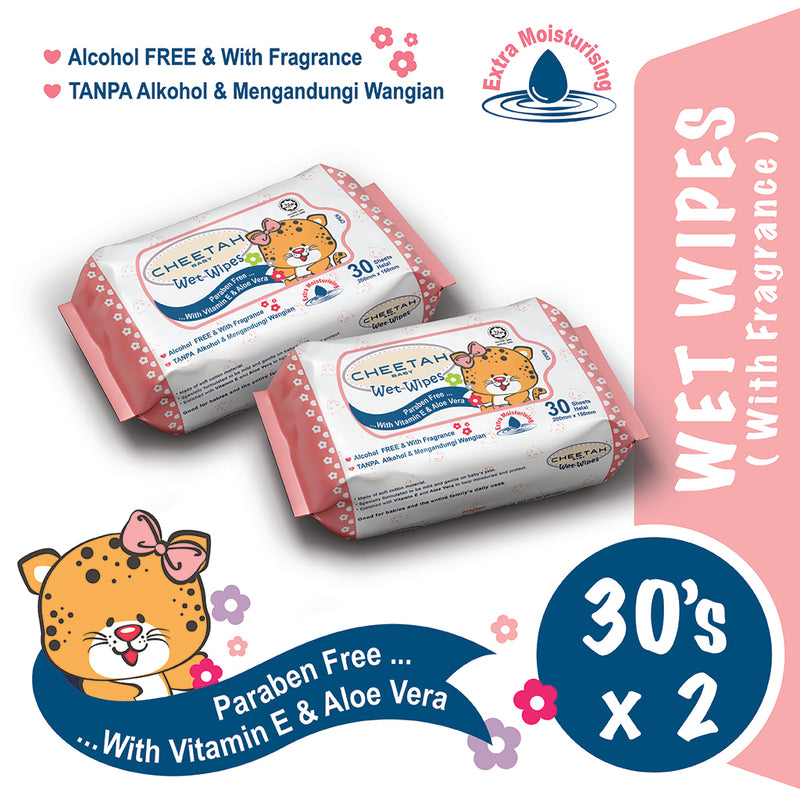 Baby Cheetah Wet Wipes (Value Pack)