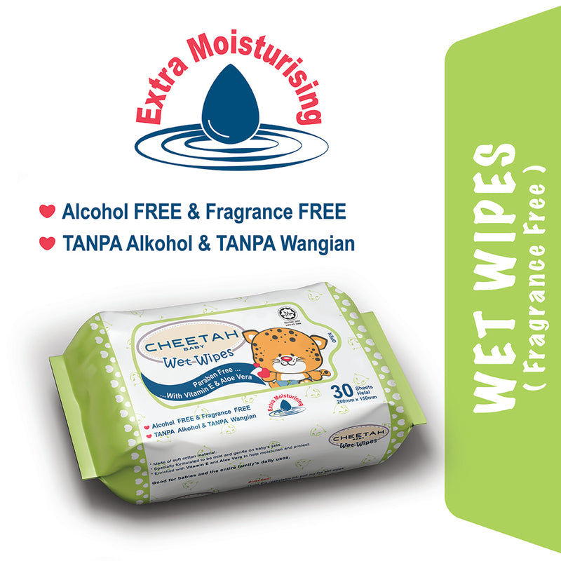 Baby Cheetah Wet Wipes (Value Pack)