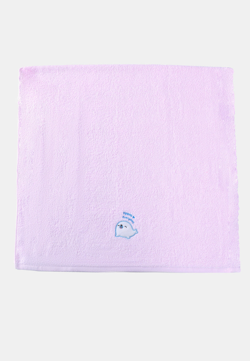 Baby Cheetah Baby Bath Towel With Embroidery - CBB-BT18026