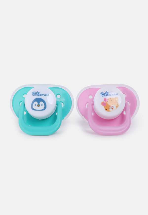 Baby Cheetah Soother with Case (2 IN 1) - Orthodontic Teats (6M+) - CBB-ST21088