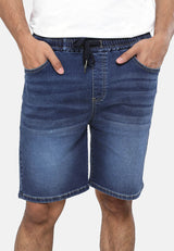 Cheetah Denim Shorts - 23216