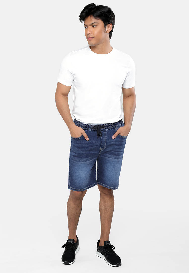 Cheetah Denim Shorts - 23216
