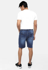 Cheetah Denim Shorts - 23216