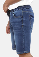 Cheetah Denim Shorts - 23216