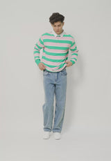 Cheetah Men Looney Tunes Stripe Rugby Shirt - 61152