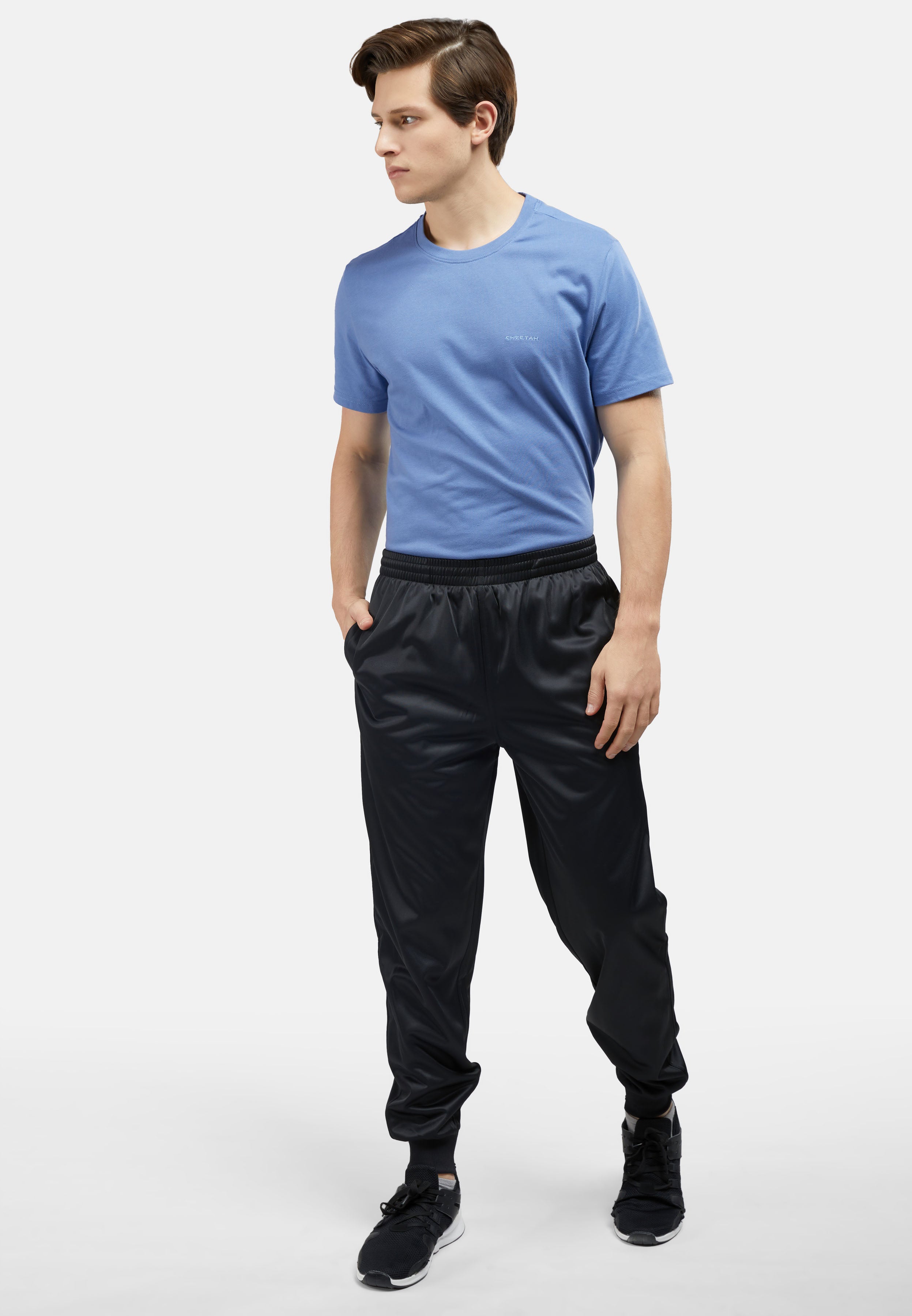 Cheetah Men Regular Fit Polyester Tricot With Zipper Ribbed Cuff Hem Tracksuit - 51118(R)