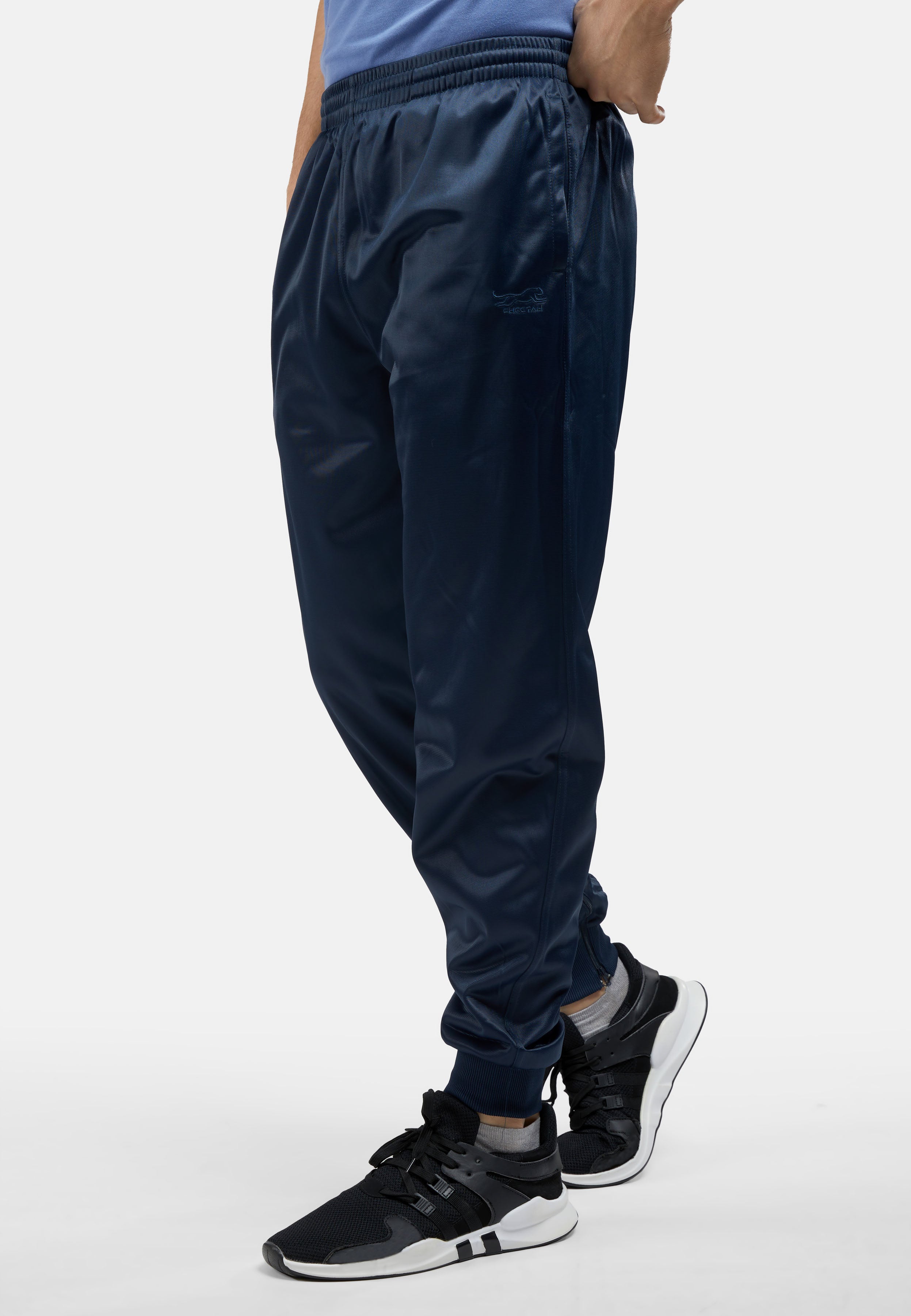 Cheetah Men Regular Fit Polyester Tricot With Zipper Ribbed Cuff Hem Tracksuit - 51118(R)