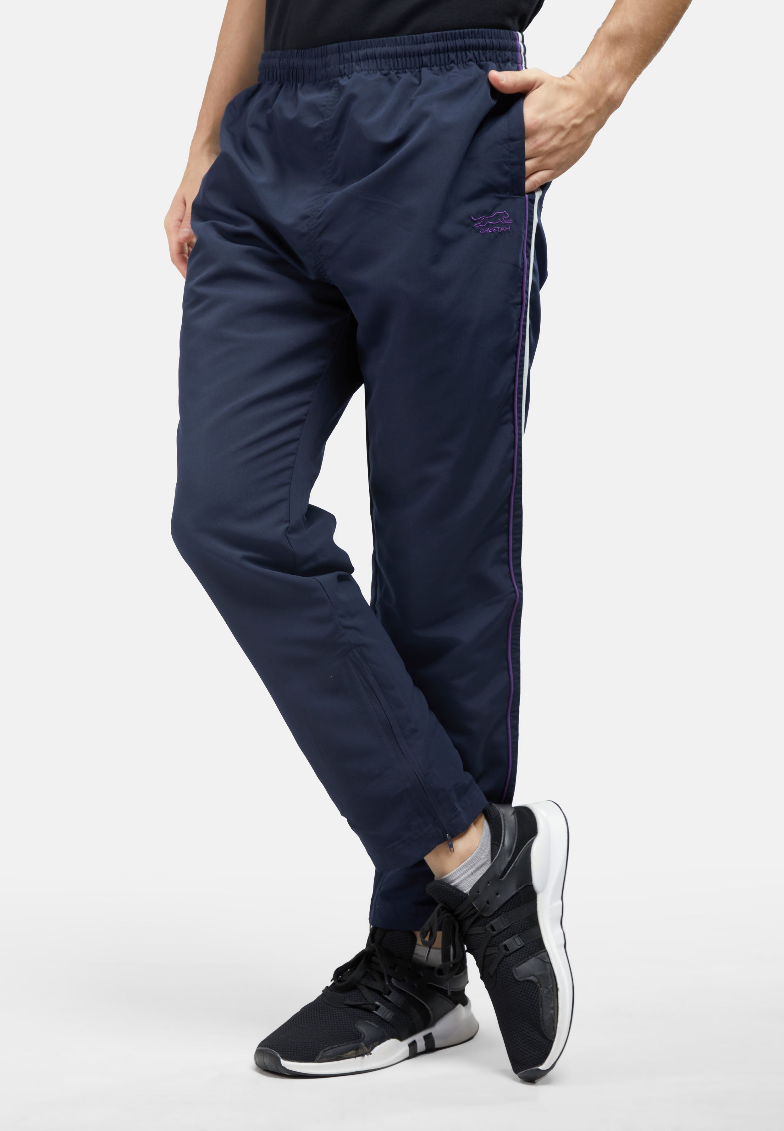 CHEETAH Men Regular Fit Polyester With Stripe Panels Tracksuit - 51128(R)