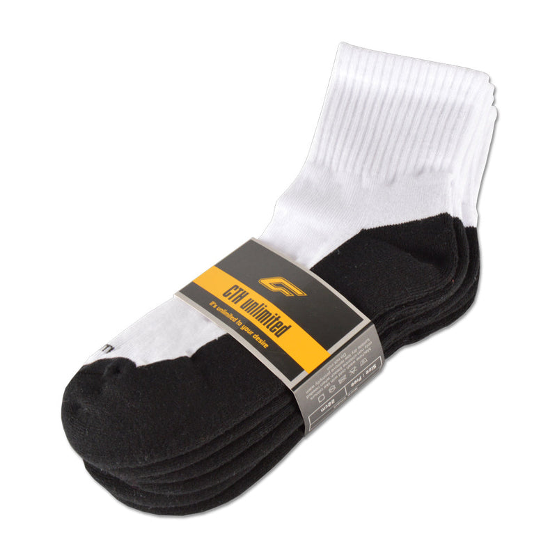 CTH unlimited Men Quarter Socks 3 Pairs-CU-0006