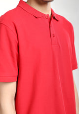 CHEETAH Men Basic Short Sleeve Polo T-Shirt - 76566(R)