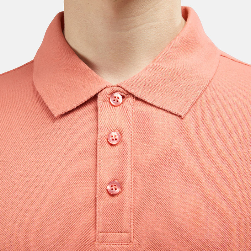 CHEETAH Men Basic Short Sleeve Polo T-Shirt - 76566(R)