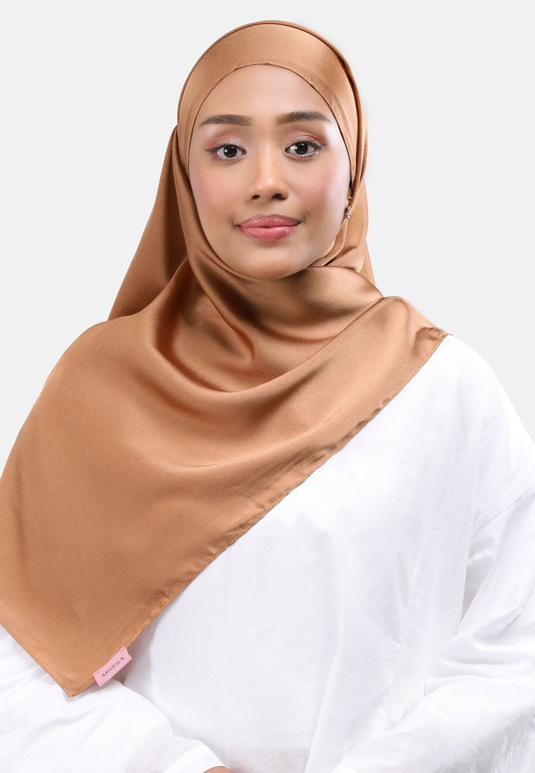 Arissa Hijab Satin Shawl- ARS-ST11312