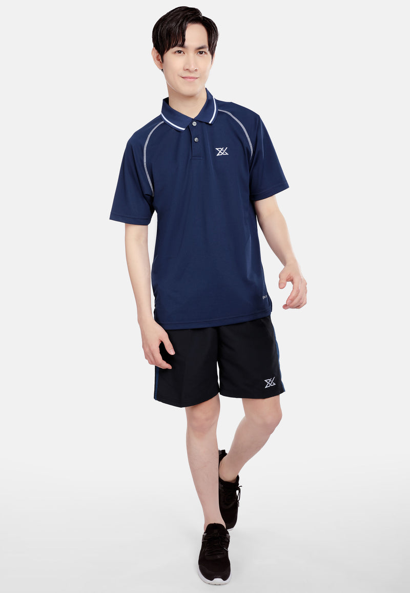 CTH unlimited Men Polyester Microfiber Pique Short Sleeve Polo Shirt with Embroidery - CU-7982