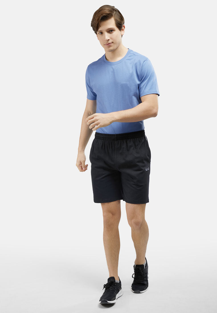 Cheetah Men Fine Cotton Blend Easy Track Shorts With Side Stripes - 23092(R)