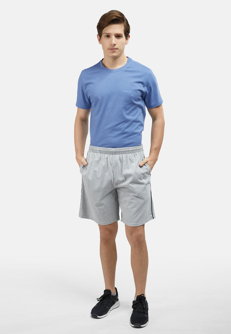 Cheetah Men Fine Cotton Blend Easy Track Shorts With Side Stripes - 23092(R)