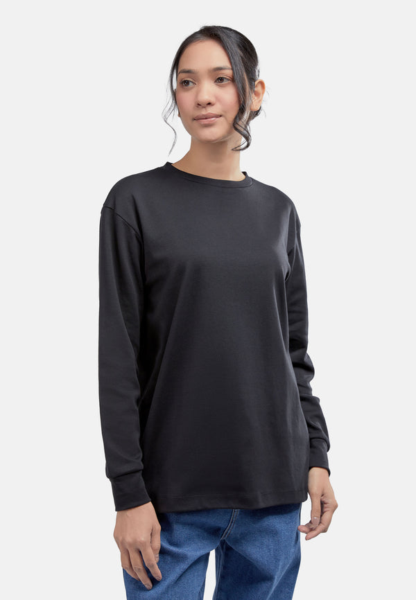 CHEETAH Women Basic Crew Neck Long Sleeve Top - CL-65758