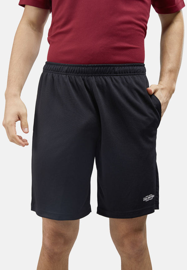 CTH Unlimited Men Polyester PK Track Shorts With Printed Logo - CU-2776(R)
