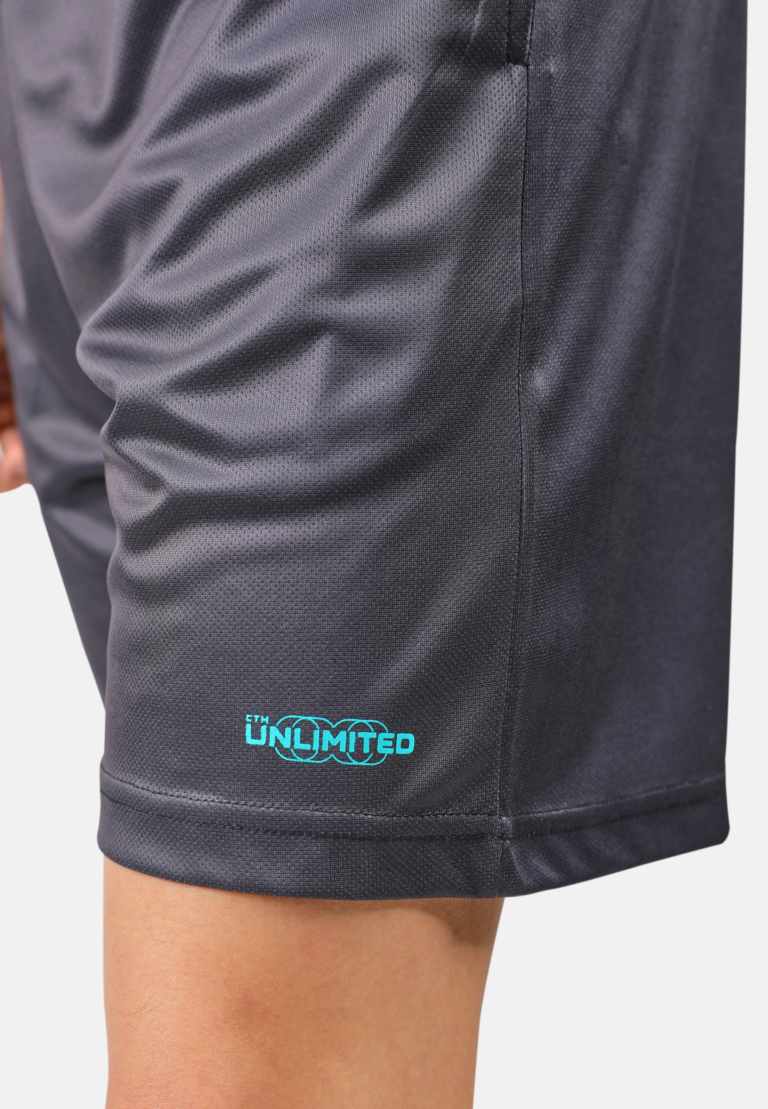 CTH unlimited Microfibre Mesh Track Shorts with Printing - CU-2856