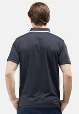 CTH Unlimited Men Polyester Jersey Short Sleeve Polo Shirt With Tipping Collar - CU-7948(R)