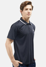 CTH Unlimited Men Polyester Jersey Short Sleeve Polo Shirt With Tipping Collar - CU-7948(R)