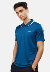 CTH Unlimited Men Polyester Jersey Short Sleeve Polo Shirt With Tipping Collar - CU-7948(R)