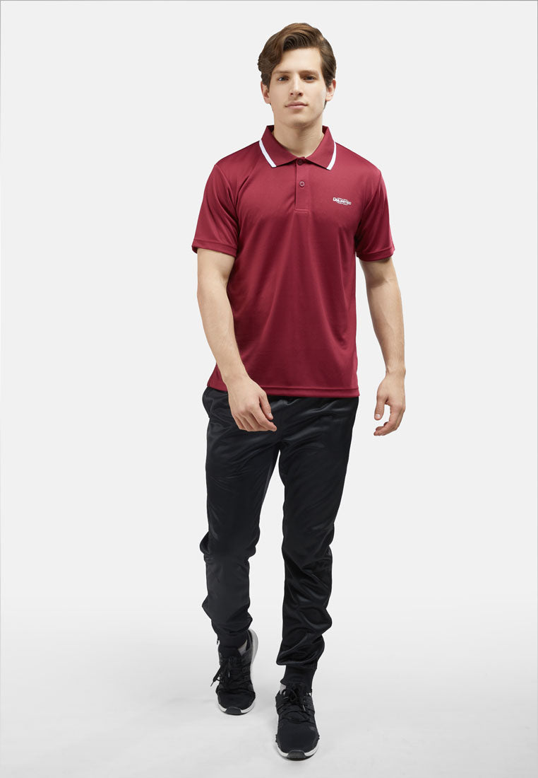 CTH Unlimited Men Polyester Jersey Short Sleeve Polo Shirt With Tipping Collar - CU-7948(R)